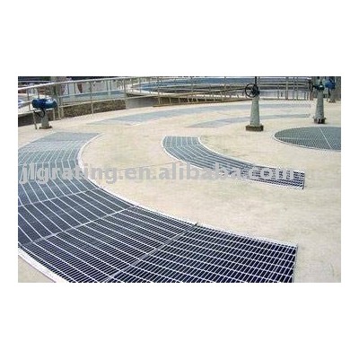 Annular steel grating